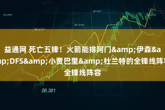 益通网 死亡五锋！火箭能排阿门&伊森&DFS&小贾巴里&杜兰特的全锋线阵容